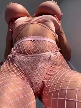 Louisa Khovanski onlyfans leak nude mesh lingerie strip